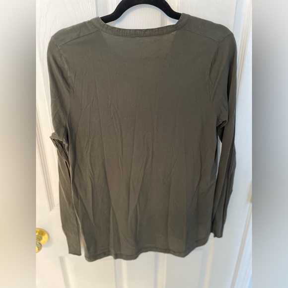Women’s army green super soft Hartford long sleeve shirt, SZ L, great condition - Picture 4 of 4